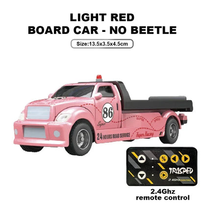 Mini Truck Cars RC 1:64 sterowanie smartfonem, LED + dźwięk silnika