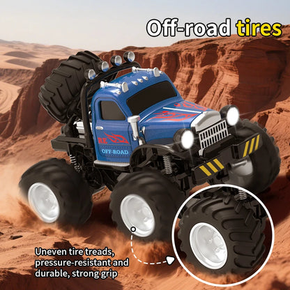 Mini Off-Road RC 1:64 sterowanie smartfonem, LED + dźwięk silnika