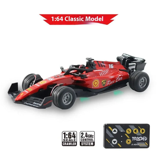 Mini Bolid F1 RC 1:64 sterowanie smartfonem, LED + dźwięk silnika