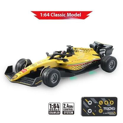 Mini Bolid F1 RC 1:64 sterowanie smartfonem, LED + dźwięk silnika