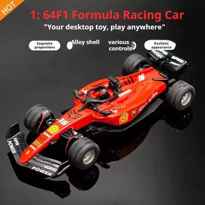 Mini Bolid F1 RC 1:64 sterowanie smartfonem, LED + dźwięk silnika