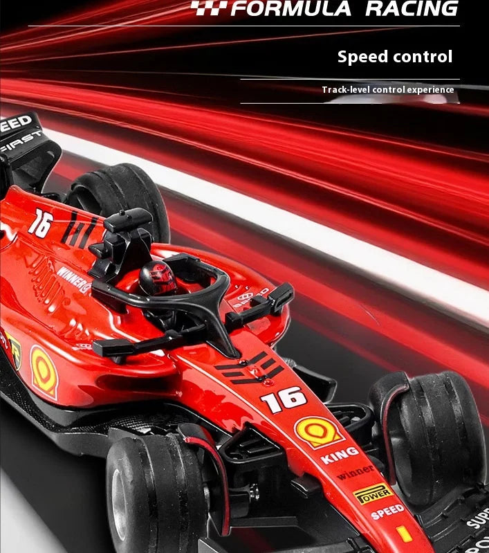 Mini Bolid F1 RC 1:64 sterowanie smartfonem, LED + dźwięk silnika