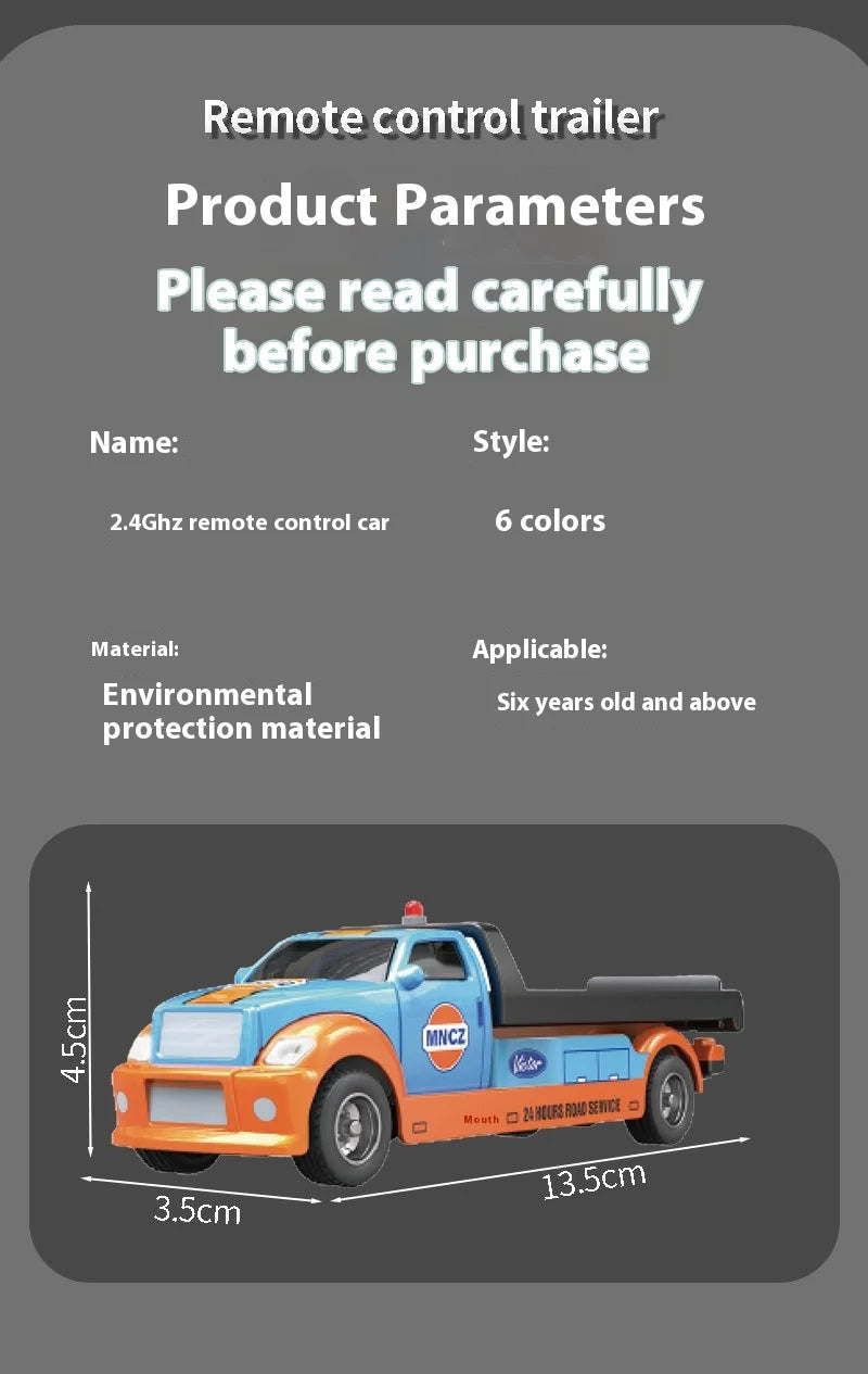 Mini Truck Cars RC 1:64 sterowanie smartfonem, LED + dźwięk silnika