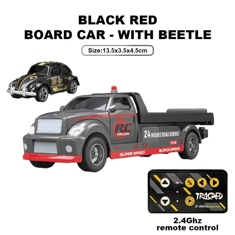 Mini Truck Cars RC 1:64 sterowanie smartfonem, LED + dźwięk silnika