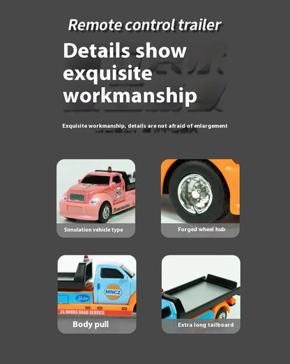 Mini Truck Cars RC 1:64 sterowanie smartfonem, LED + dźwięk silnika