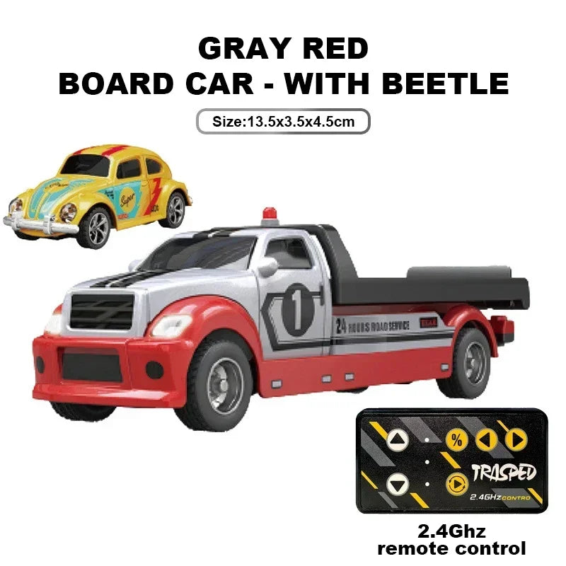 Mini Truck Cars RC 1:64 sterowanie smartfonem, LED + dźwięk silnika