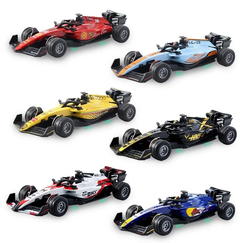 Mini Bolid F1 RC 1:64 sterowanie smartfonem, LED + dźwięk silnika