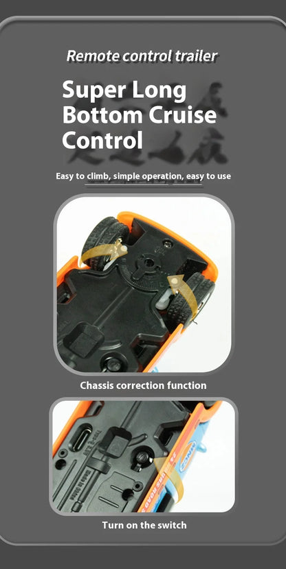 Mini Truck Cars RC 1:64 sterowanie smartfonem, LED + dźwięk silnika