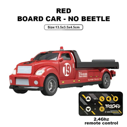 Mini Truck Cars RC 1:64 sterowanie smartfonem, LED + dźwięk silnika