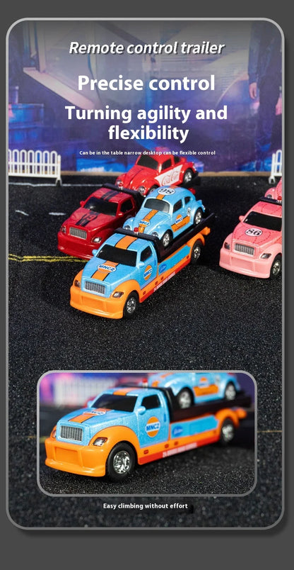 Mini Truck Cars RC 1:64 sterowanie smartfonem, LED + dźwięk silnika