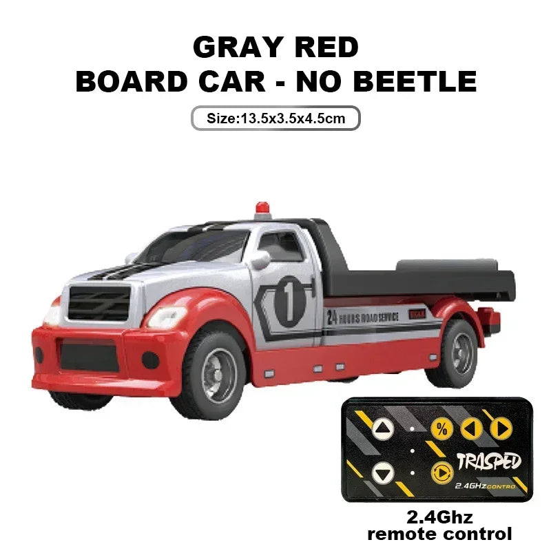 Mini Truck Cars RC 1:64 sterowanie smartfonem, LED + dźwięk silnika