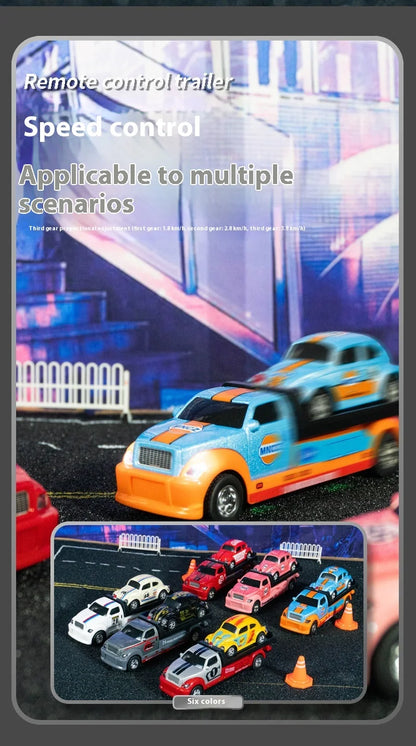 Mini Truck Cars RC 1:64 sterowanie smartfonem, LED + dźwięk silnika