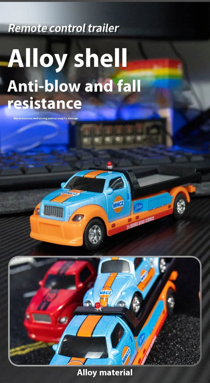 Mini Truck Cars RC 1:64 sterowanie smartfonem, LED + dźwięk silnika