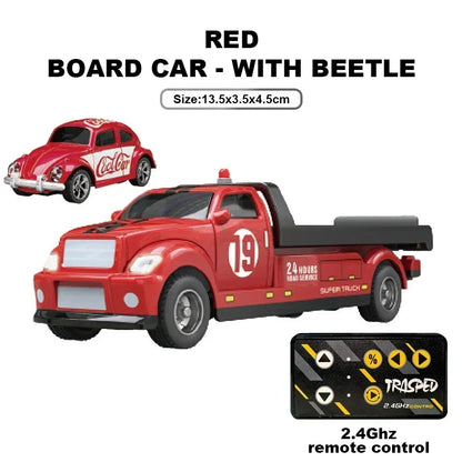 Mini Truck Cars RC 1:64 sterowanie smartfonem, LED + dźwięk silnika