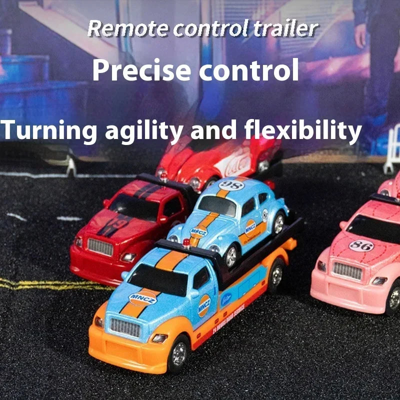 Mini Truck Cars RC 1:64 sterowanie smartfonem, LED + dźwięk silnika