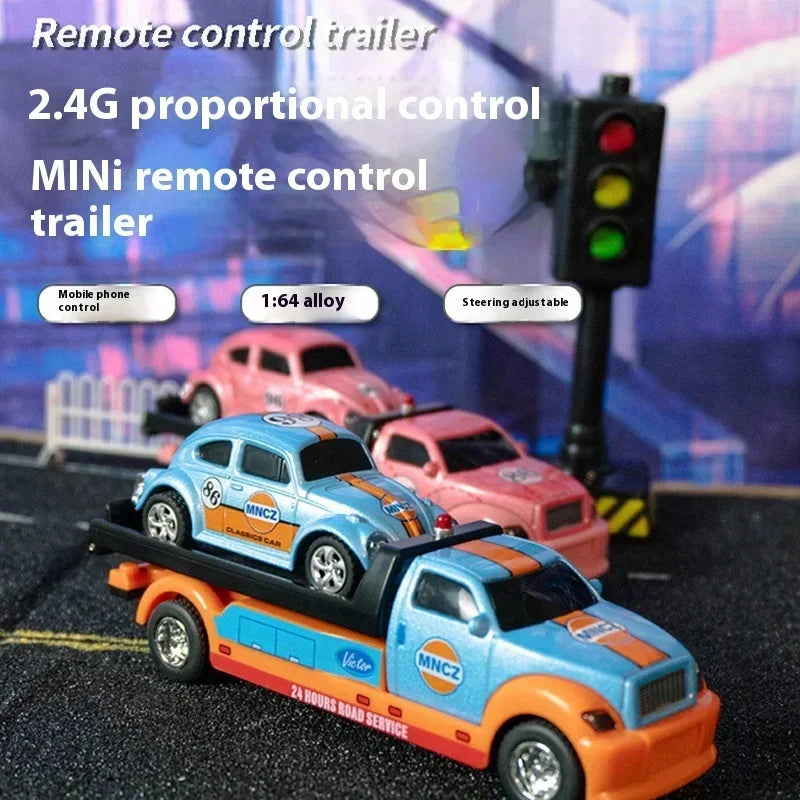 Mini Truck Cars RC 1:64 sterowanie smartfonem, LED + dźwięk silnika